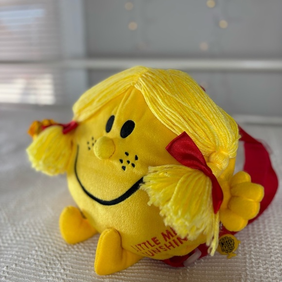 Little Miss Sunshine Backpack Mr. Men 2008 Smiley Face Plush Bag MGK Concert main image 4